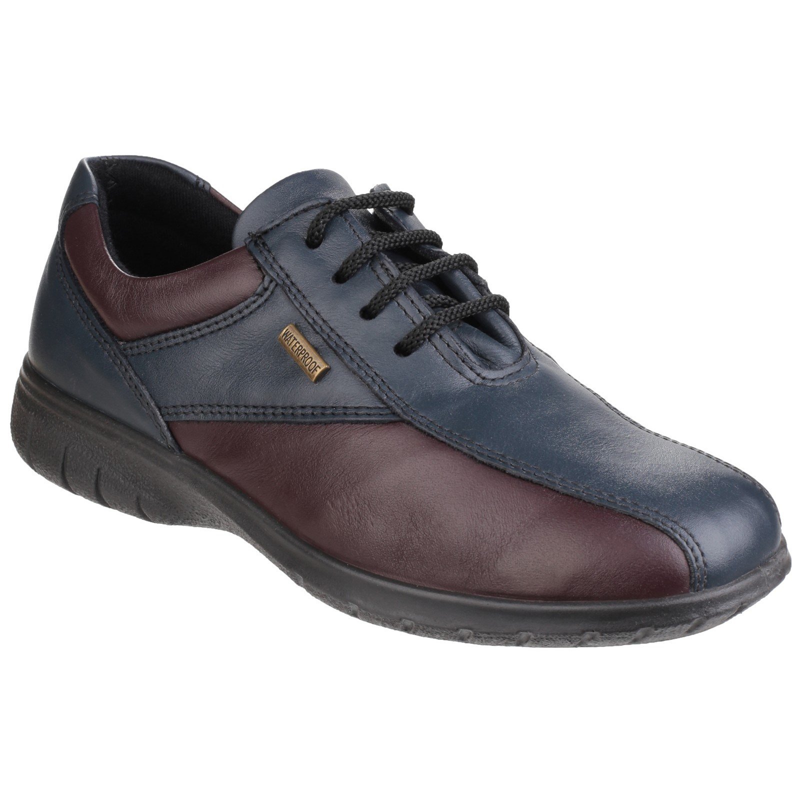 Cotswold Women's Collection Salford Shoe Various Colours 32981 - Navy/Bordo 8