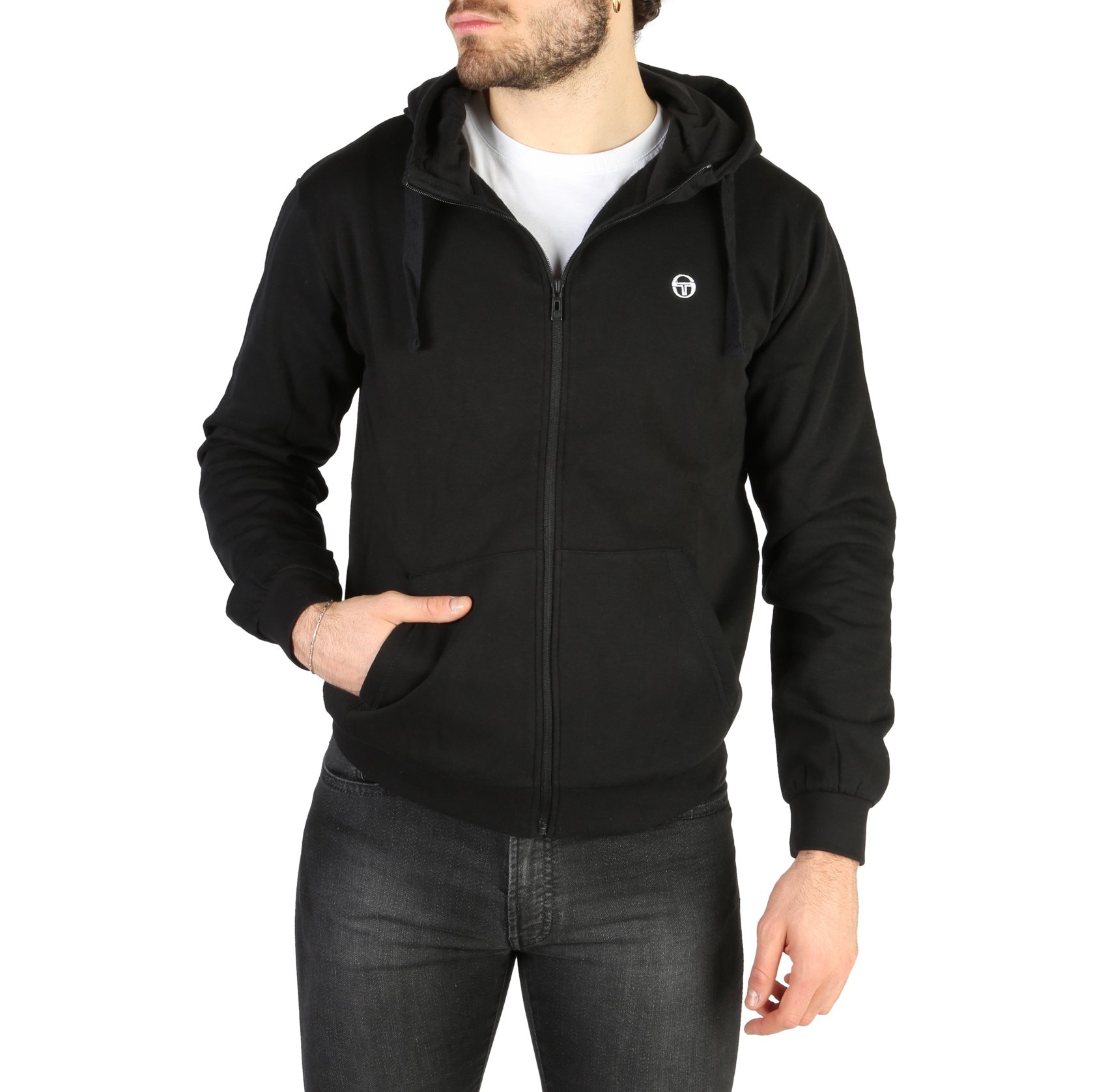 Sergio Tacchini Men's Sweatshirt Various Colours 103-10001 - black S