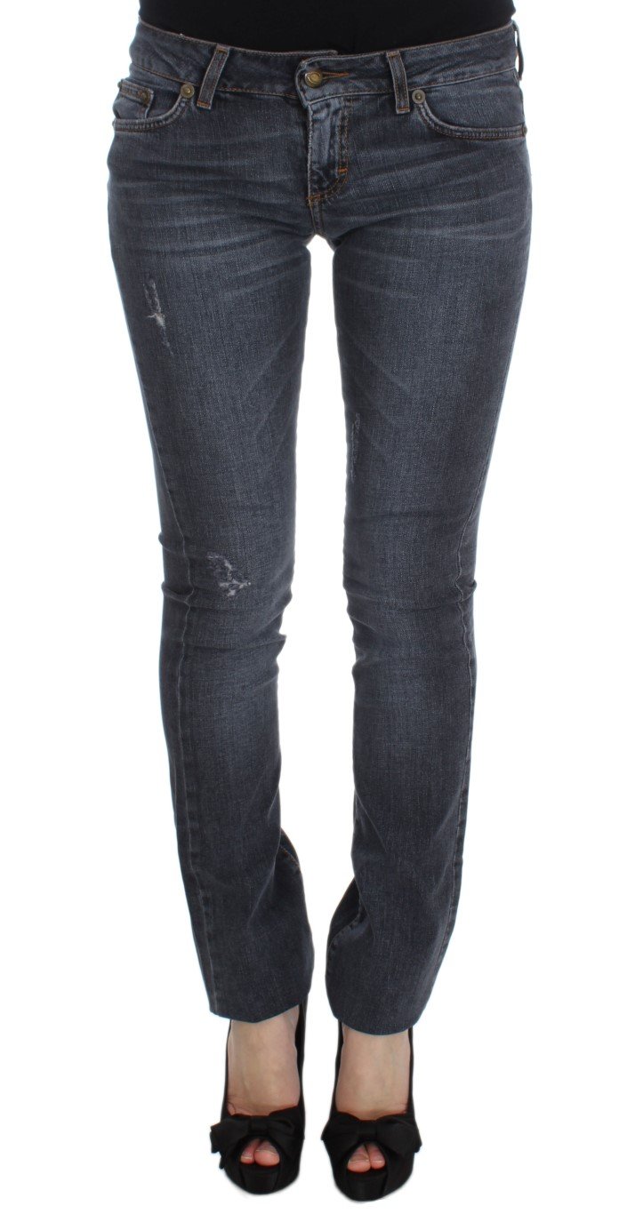 Cavalli Women's Wash Cotton Blend Slim Fit Jeans Blue SIG32575 - W31