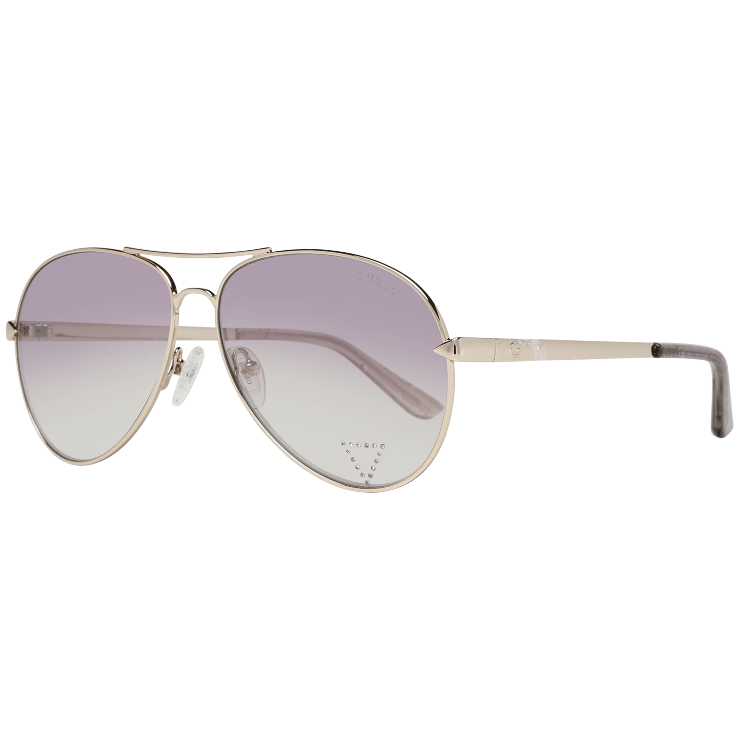 Guess Unisex Sunglasses Gold GU7616-S 5832Z