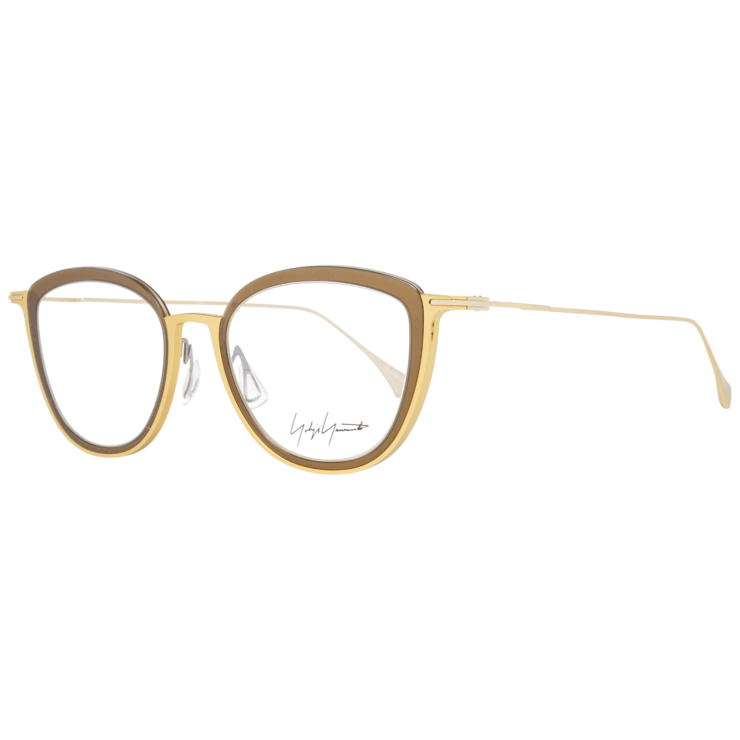 Yohji Yamamoto Women's Optical Frames Eyewear Gold YY1041 49401