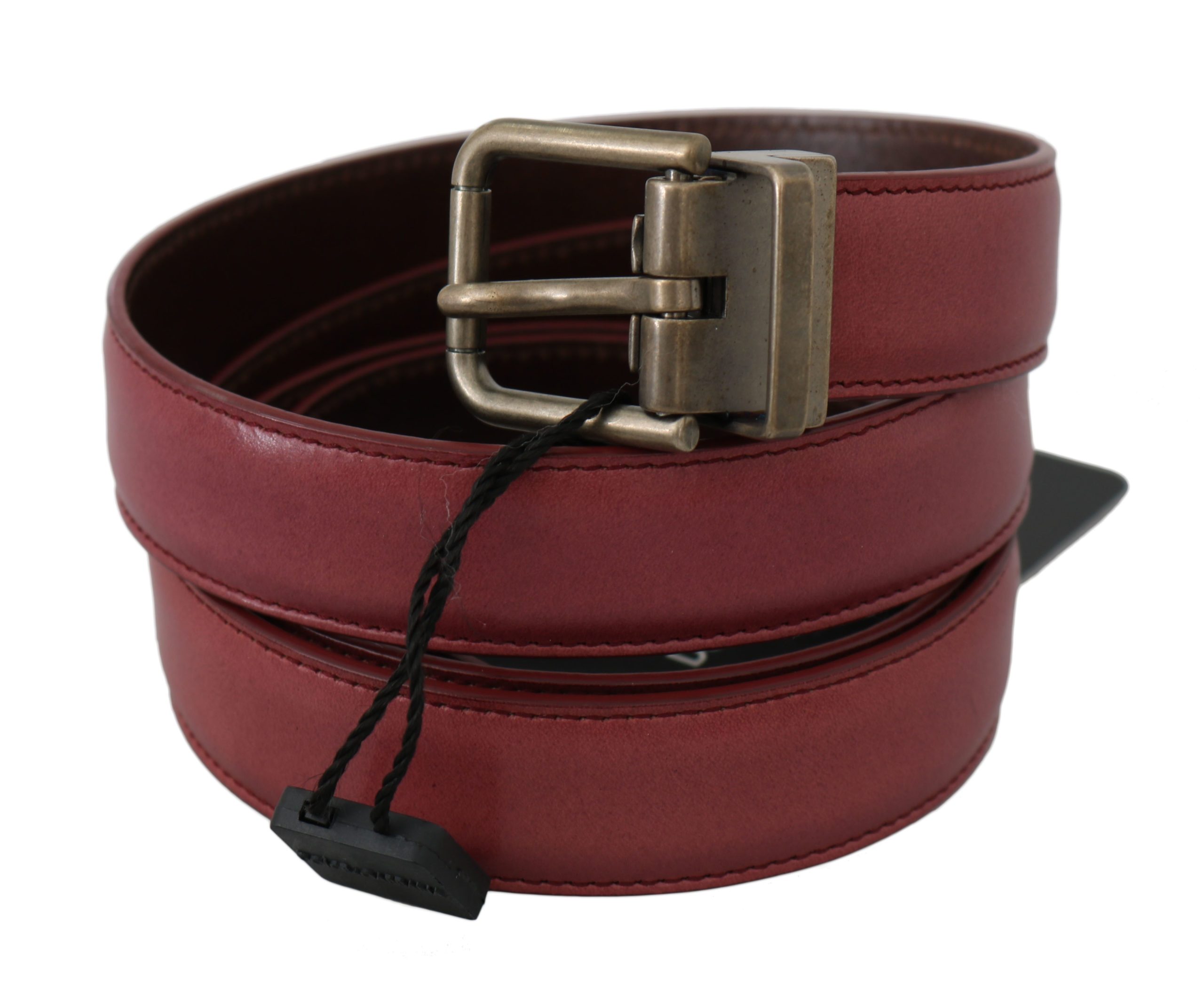 Dolce & Gabbana Men's Leather Metal Buckle Belt BEL60351 - 110 cm / 44 Inches