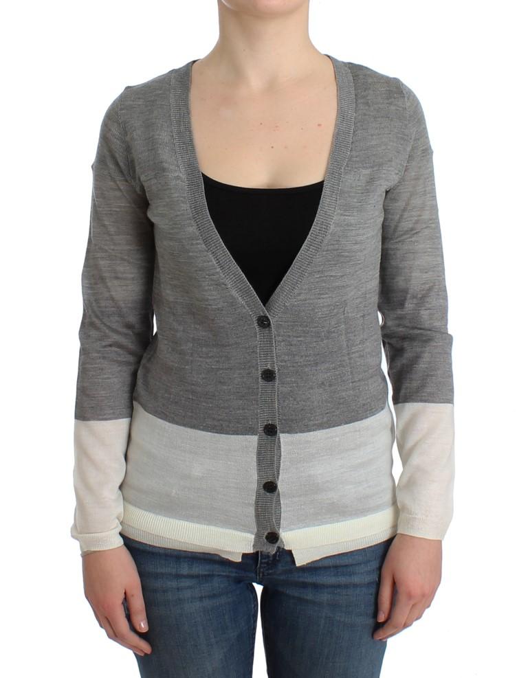 Costume National Women's lightweight Cardigan Gray SIG12051 - XS