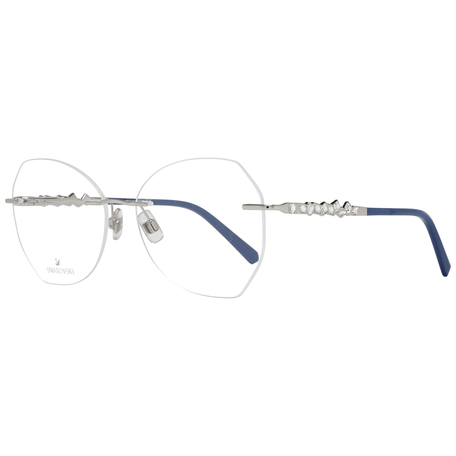 Swarovski Women's Optical Frames Eyewear Silver SK5345 56016