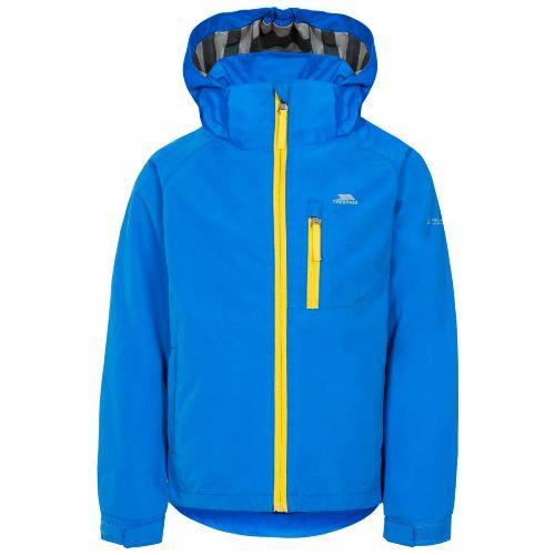 Trespass Kid's Waterproof Jacket Various Colours Overwhelm - Blue 11-12 Years