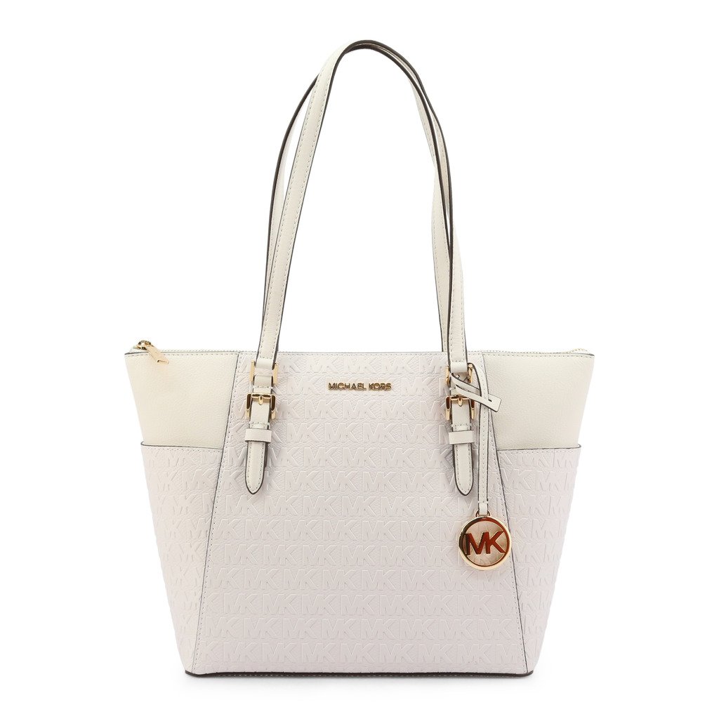 Michael Kors Women's Charlotte Shopping Bag White 346996 - white NOSIZE