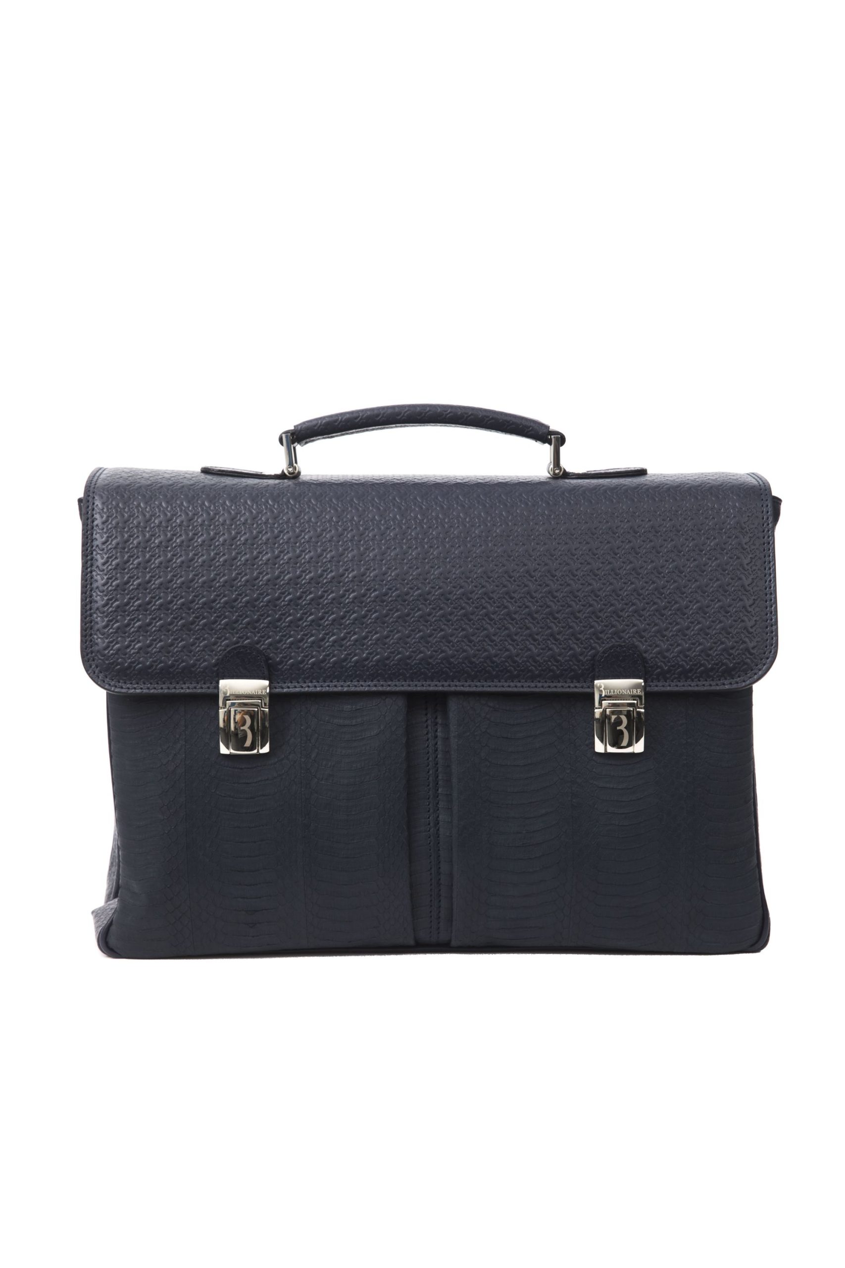 Billionaire Italian Couture Men's Briefcases Blue BI1267163