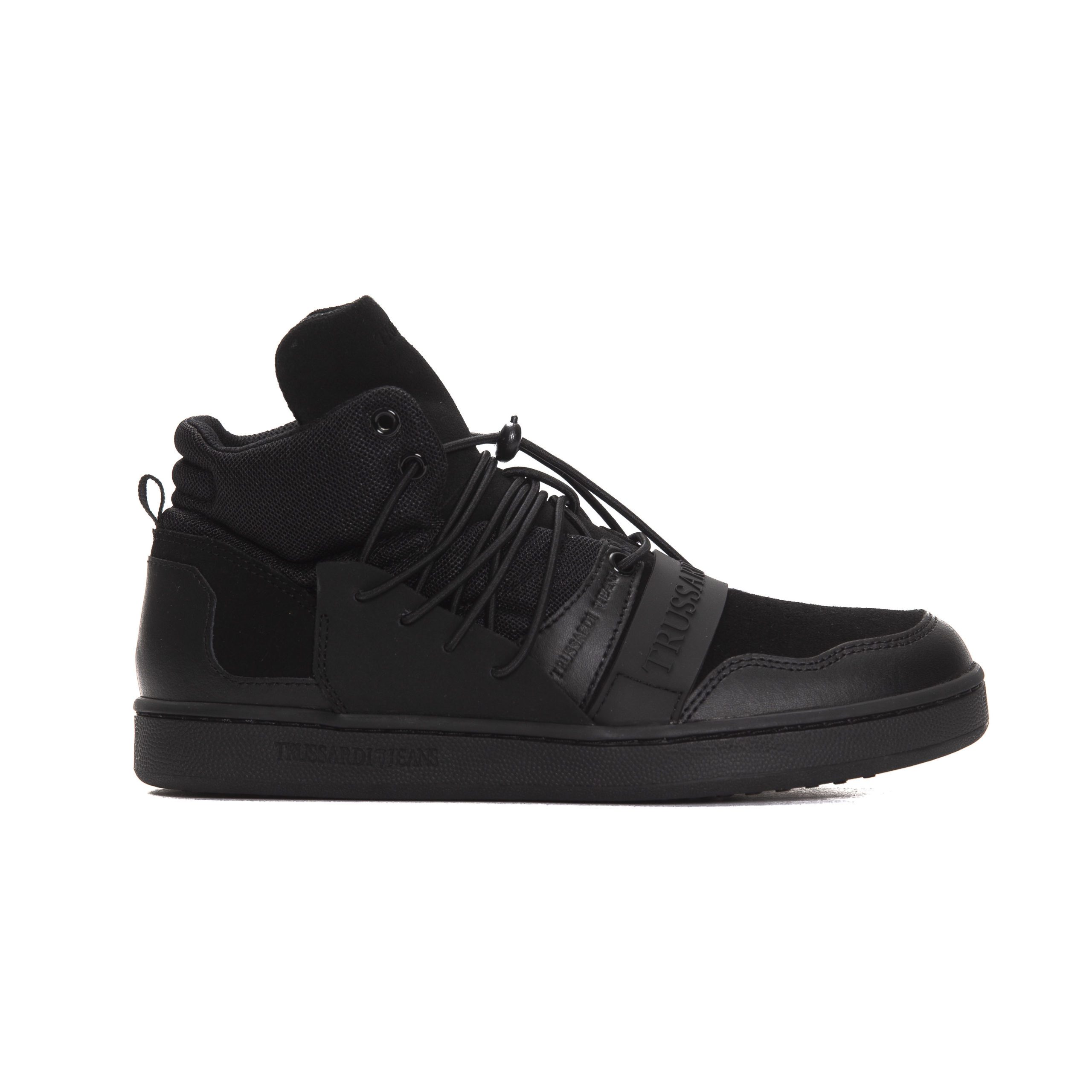 Trussardi Jeans Men's Nero Trainer Black TR664060 - EU40/US7
