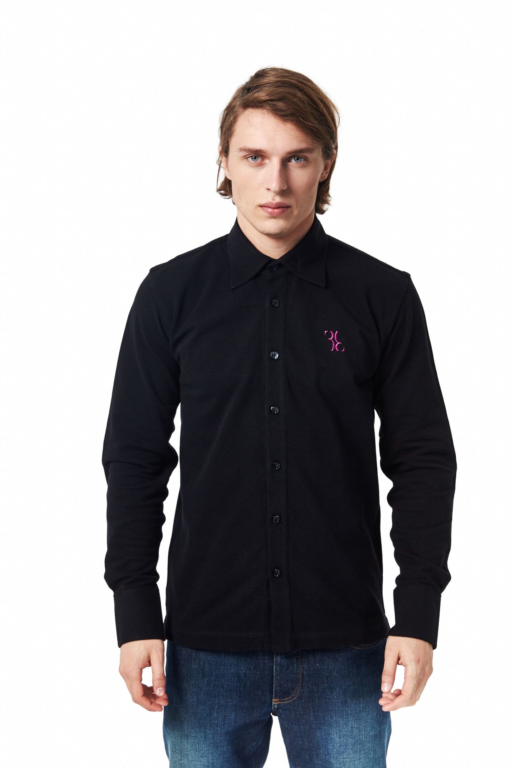 Billionaire Italian Couture Men's Shirt Black BI1394672 - XS