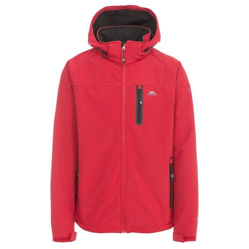 Trespass Men's Softshell Jacket Various Colours Accelerator - Red L