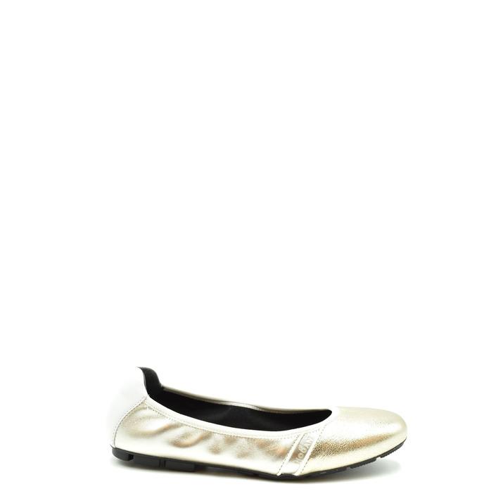 Hogan Women's Ballet Pumps Gold 181556 - gold 36