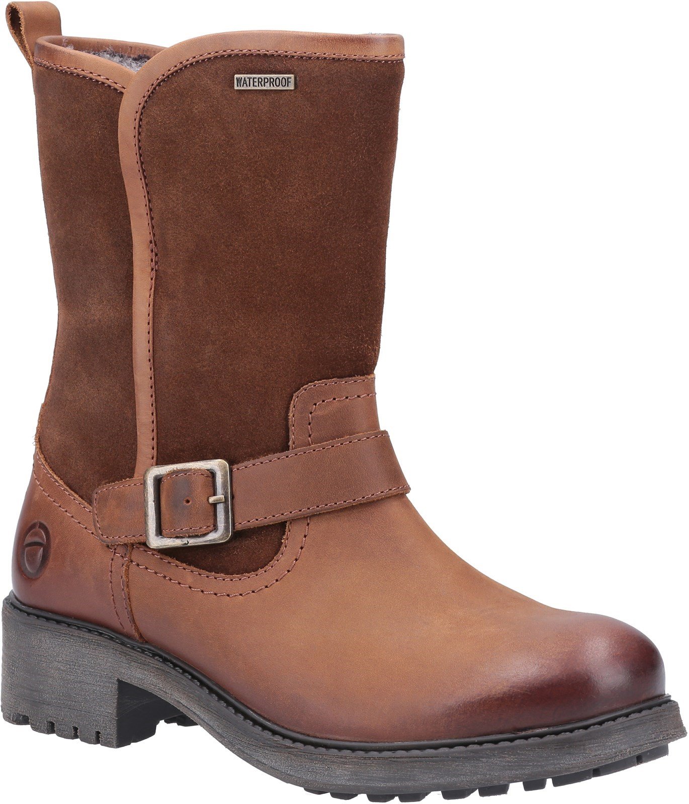 Cotswold Women's Randwick Calf-Length Boots Various Colours 30994 - Cognac 3