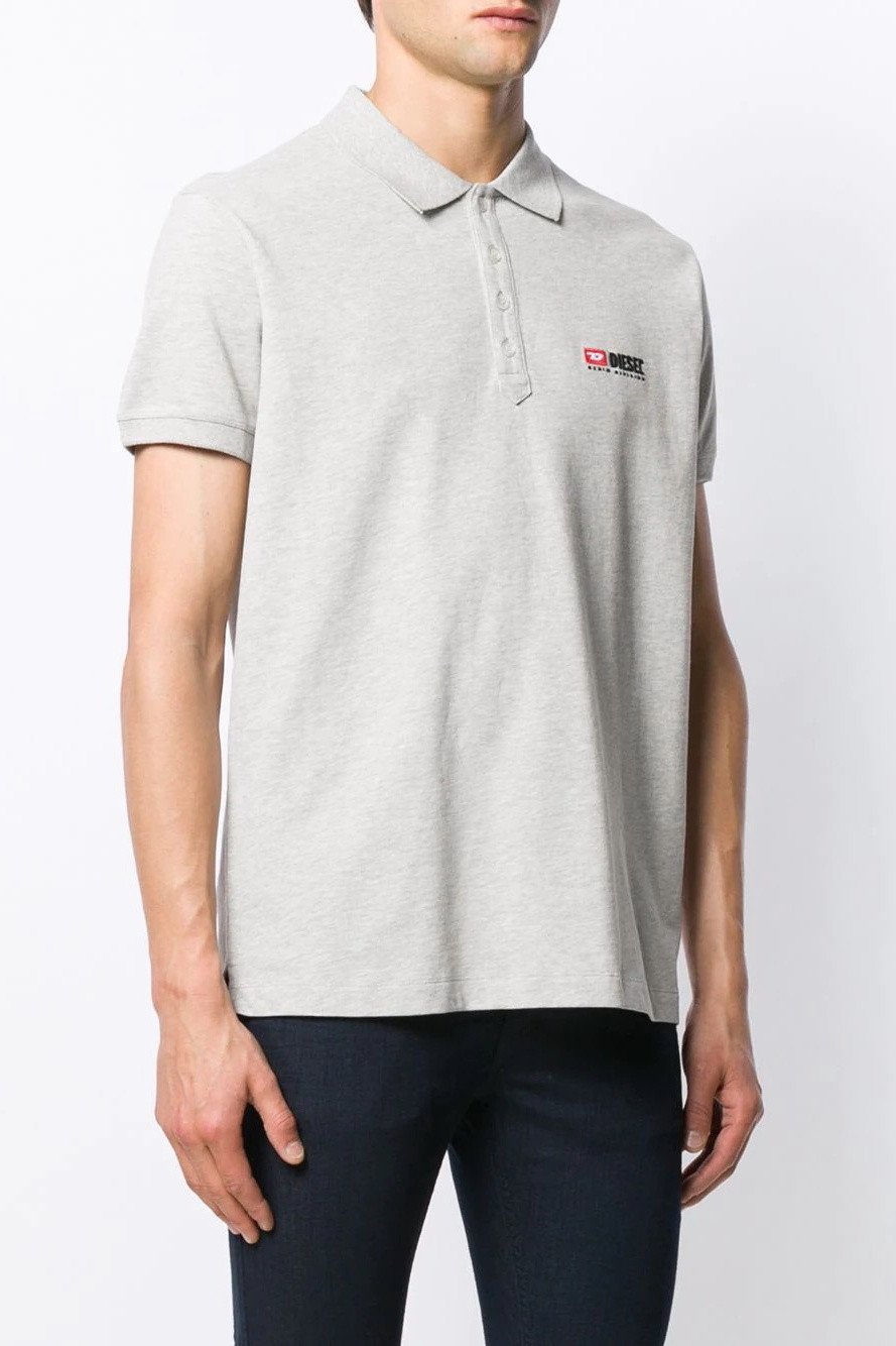 Diesel Men's Polo Shirt Various Colours 283887 - grey-2 M