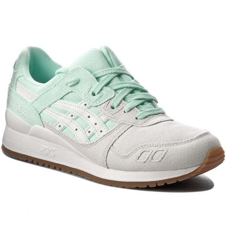 ASICS Women’s Gel Lyte III Trainers Grey Mint 8718833971238 - 4 UK Grey Mint
