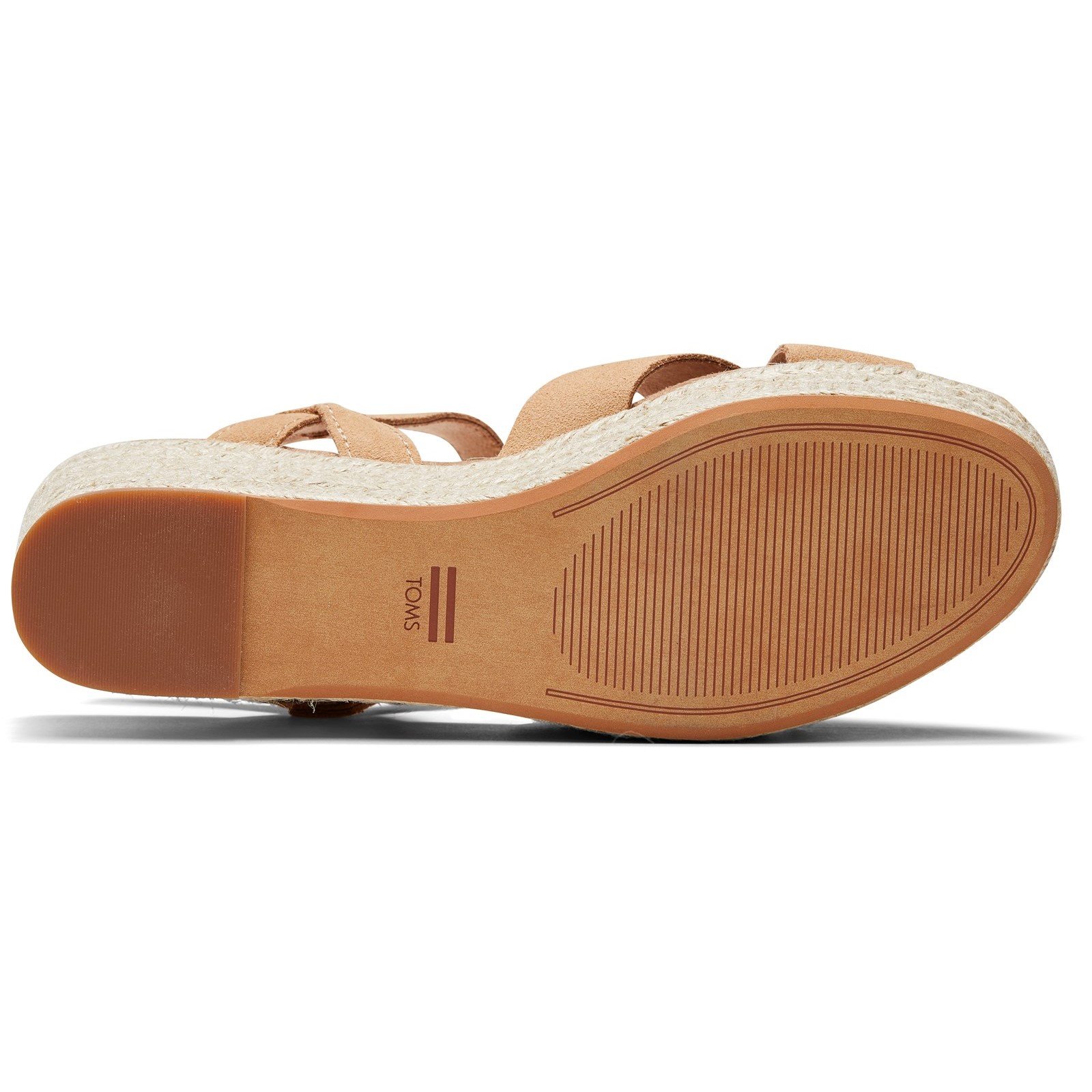 TOMS Women's Willow Honey Suede Wilow Wedge Honey 32539 - Honey 7