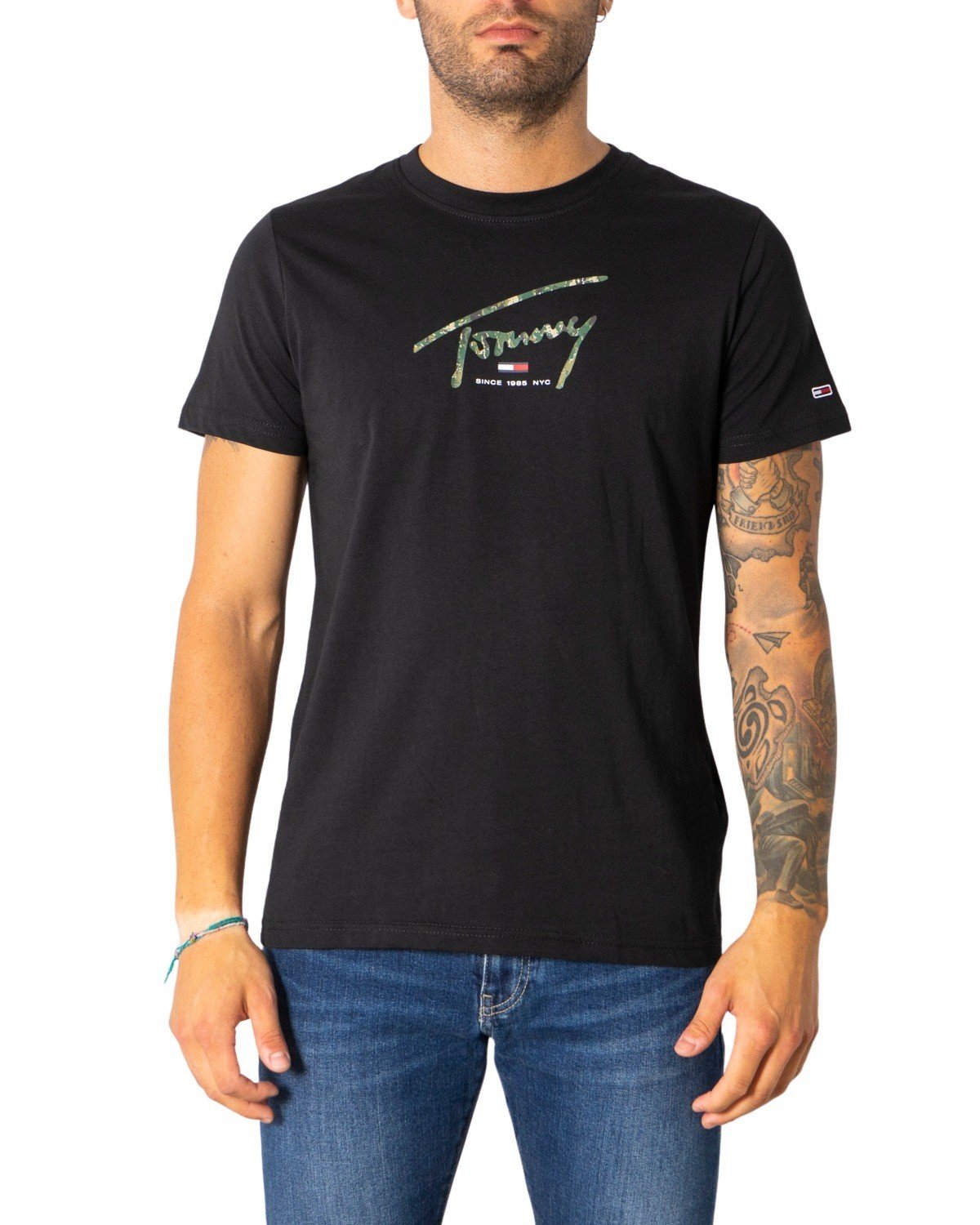 Tommy Hilfiger Jeans Men's T-Shirt Various Colours 308074 - black S