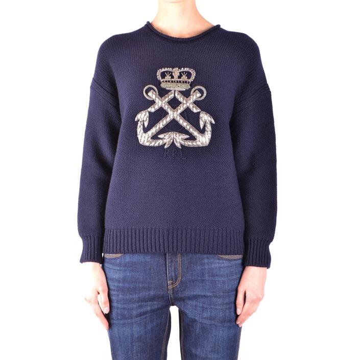 Ralph Lauren Women's Sweater Blue 161091 - blue M