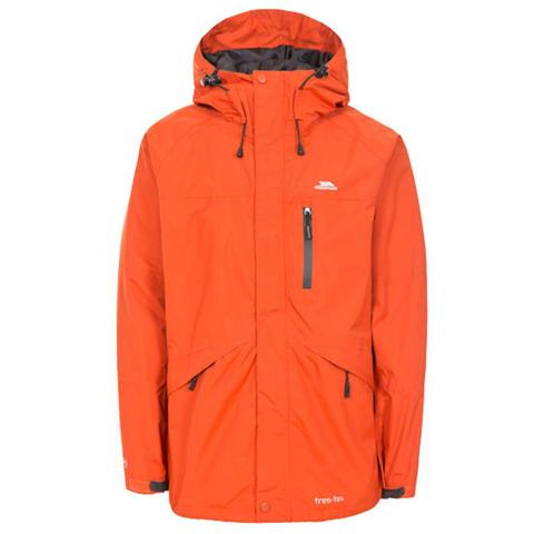 Trespass Unisex Waterproof Jacket Various Colours Corvo - Burnt Orange S