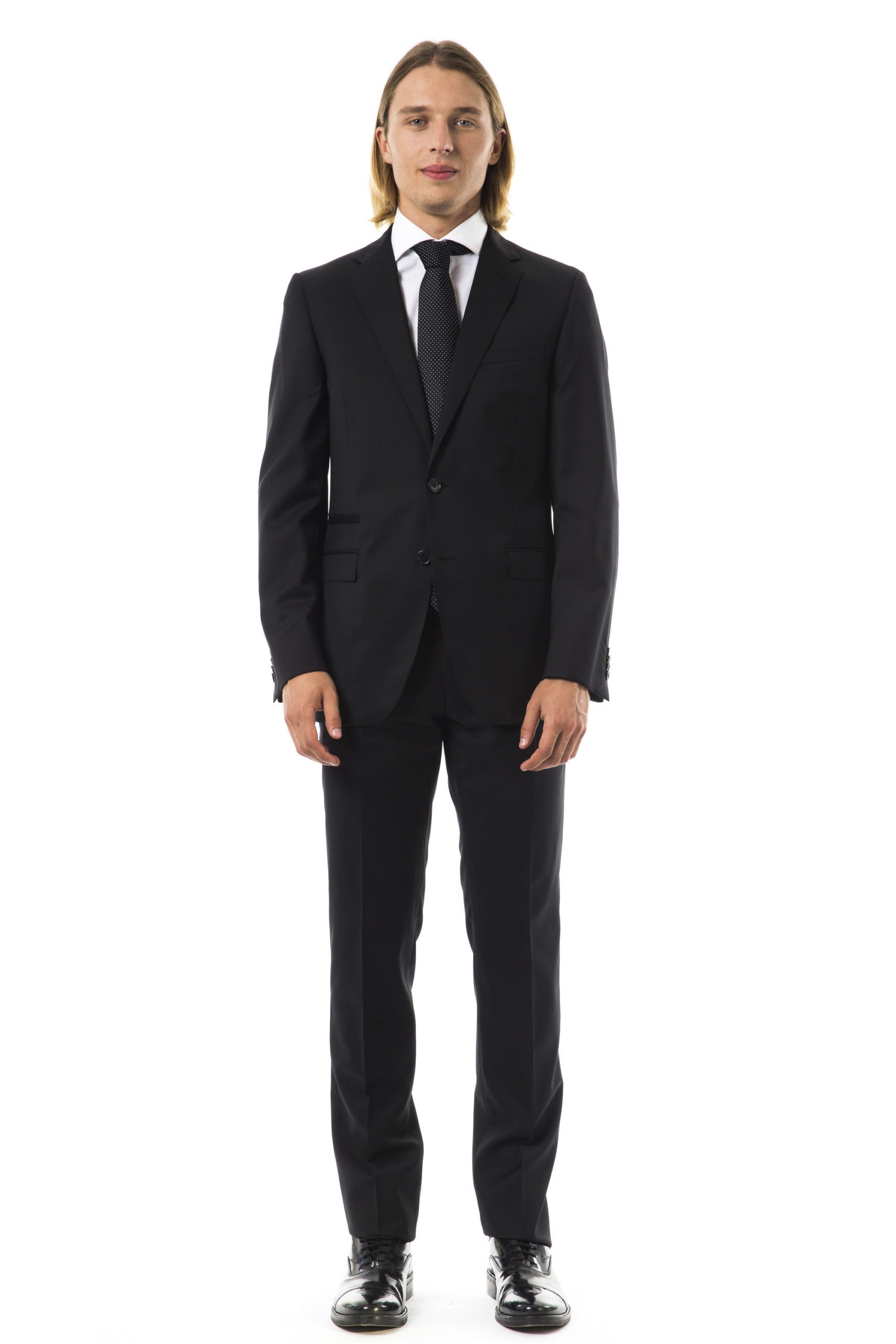 Uominitaliani Men's U Suit Black UO997334 - IT50 | L