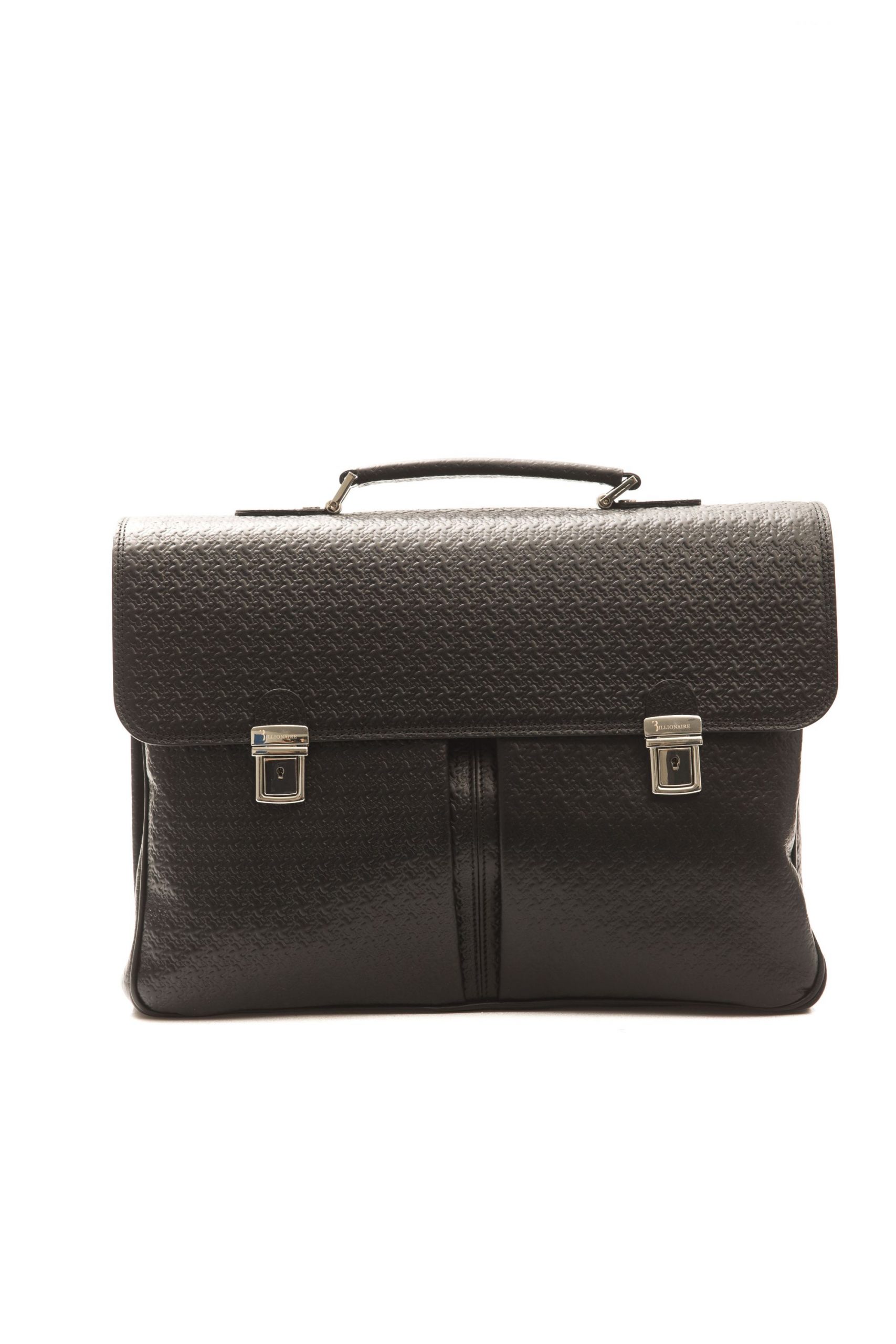 Billionaire Italian Couture Men's Briefcase Black BI664823