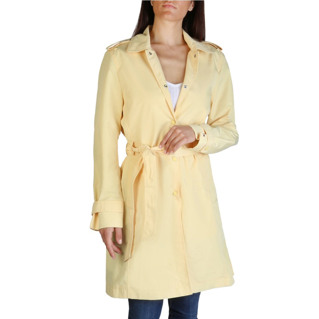 Tommy Hilfiger Women's Coat Yellow WW0WW24594 - yellow S