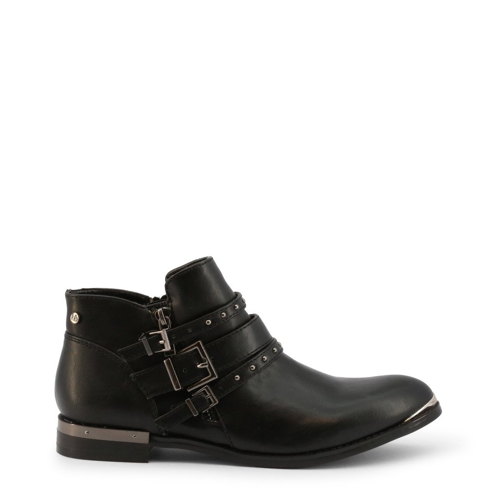 Roccobarocco Women's Ankle Boot Black RBSC0U102 - black EU 36