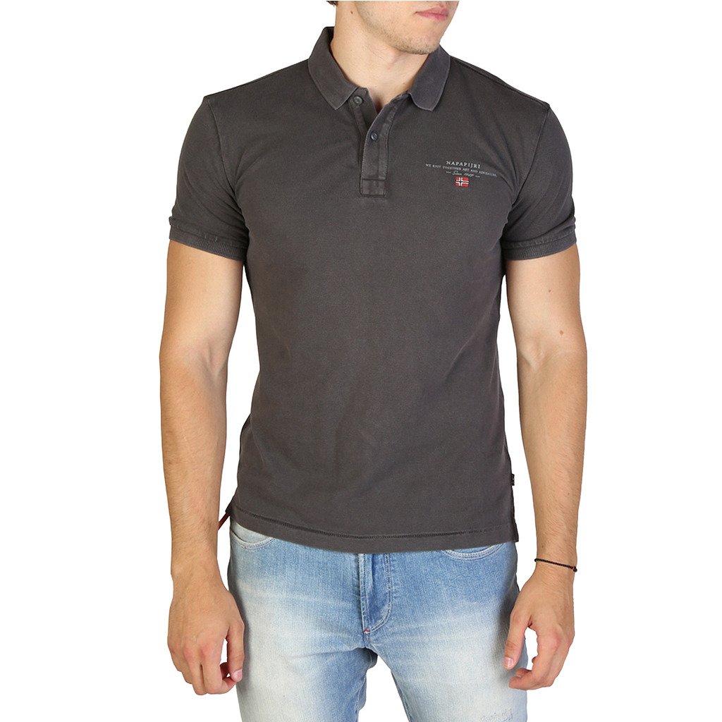 Napapijri Men's Polo Shirt Various Colours ELBAS3_NP0A4EGC - grey S
