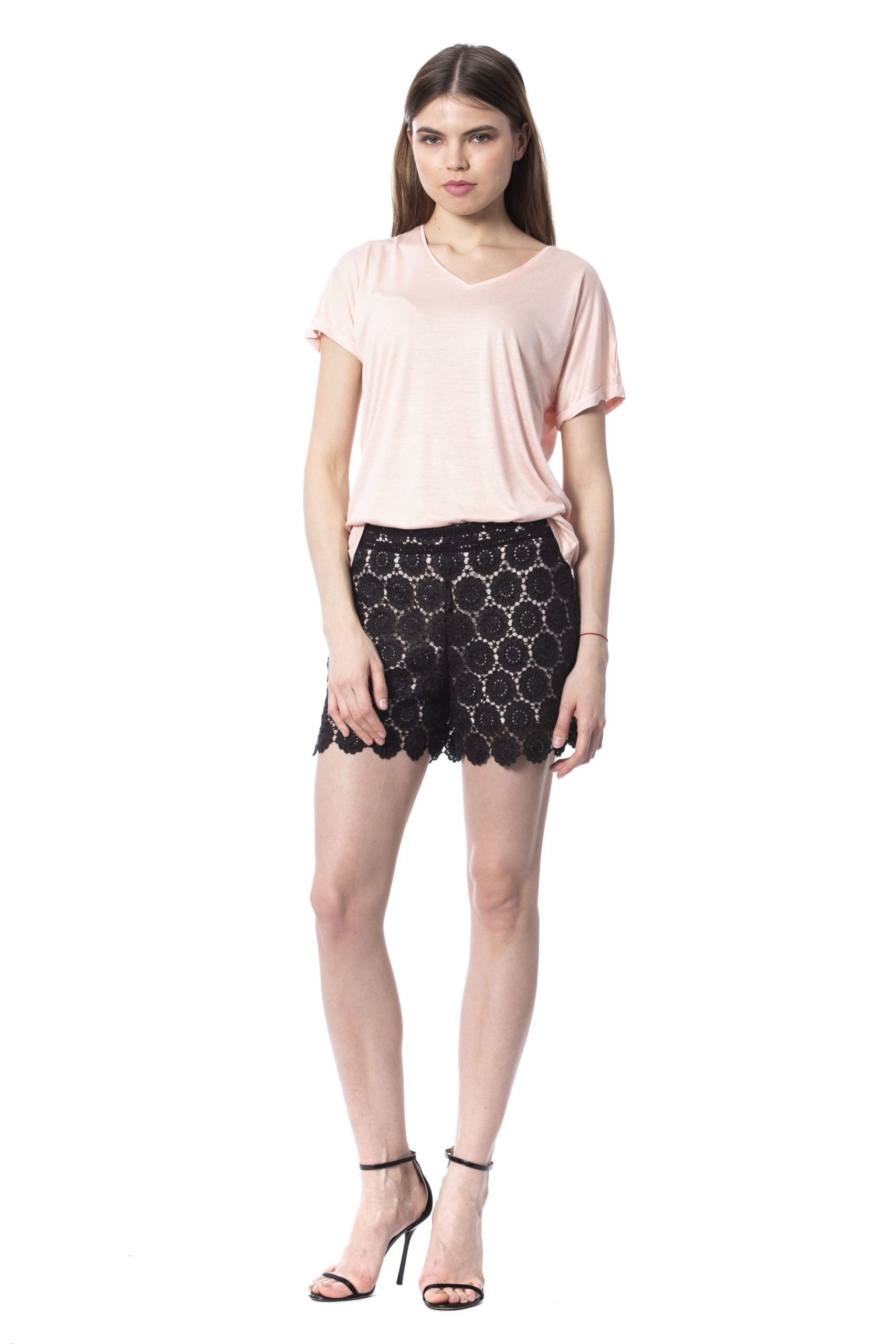 Silvian Heach Women's Pinkpowder T-Shirt Pink SI1235130 - XS