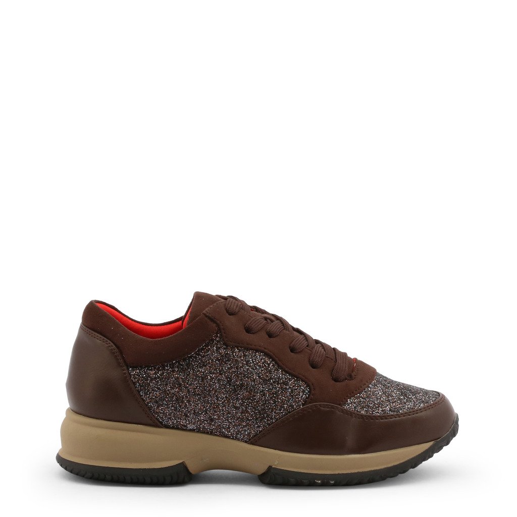 Roccobarocco Women's Sneakers Shoe Brown 342917 - brown EU 37