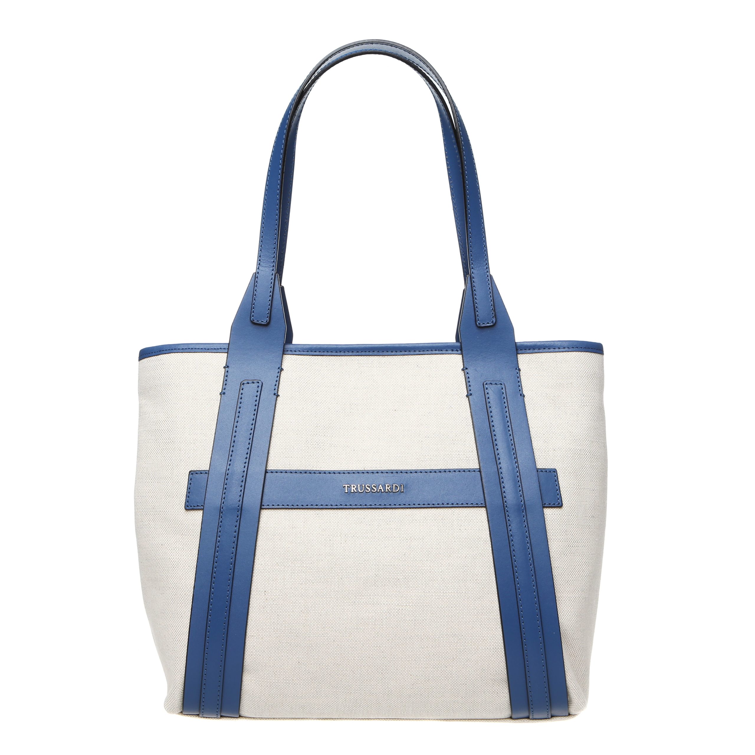 Trussardi Women's Shoulder Bag White 76B120M_128Natural-Blue