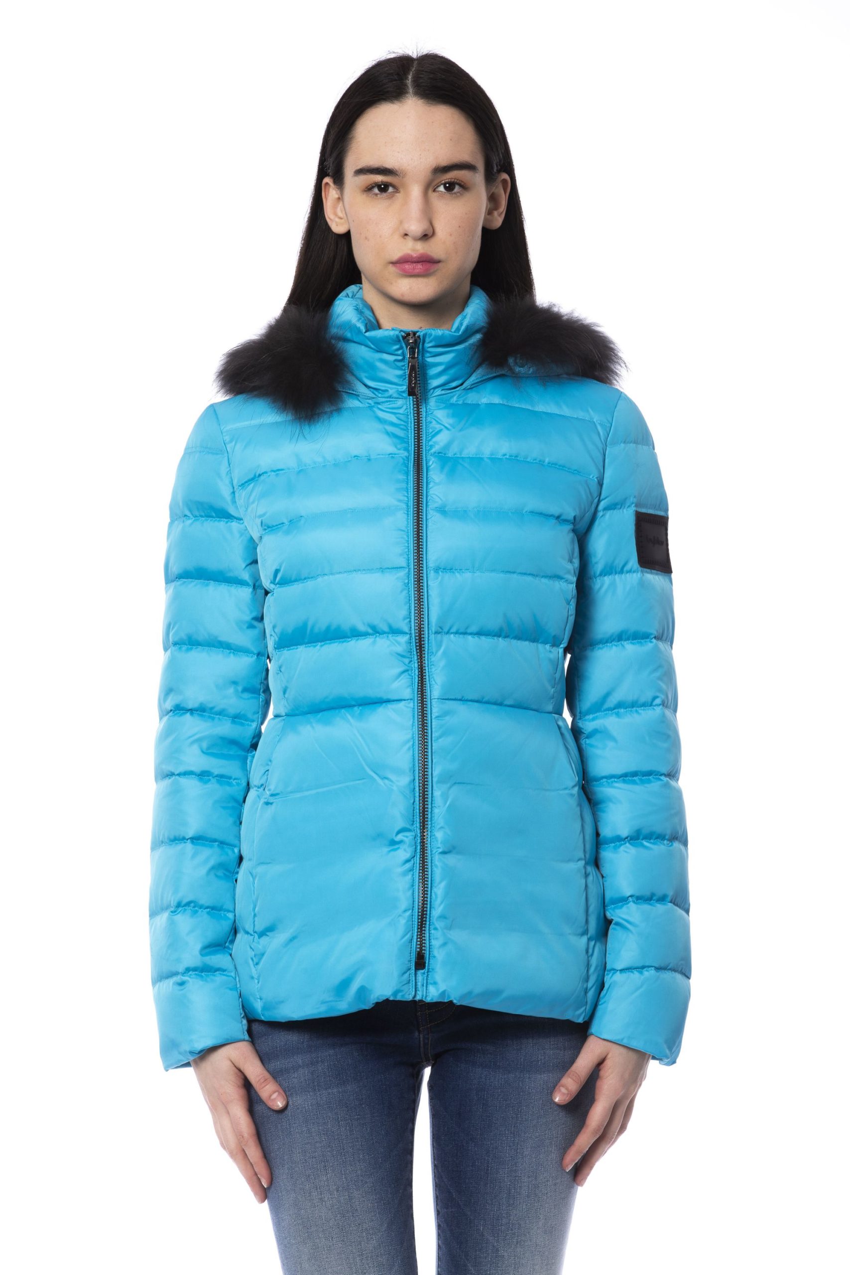 Byblos Women's Jacket Light Blue BY853440 - IT40 | XS
