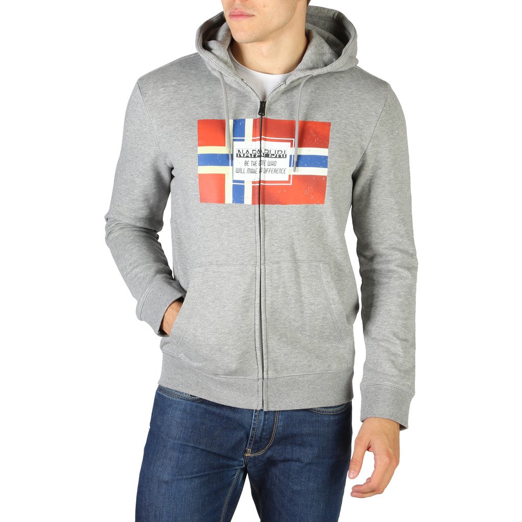 Napapijri Men's Sweatshirt Various Colours NP0A4EN71601 - grey S