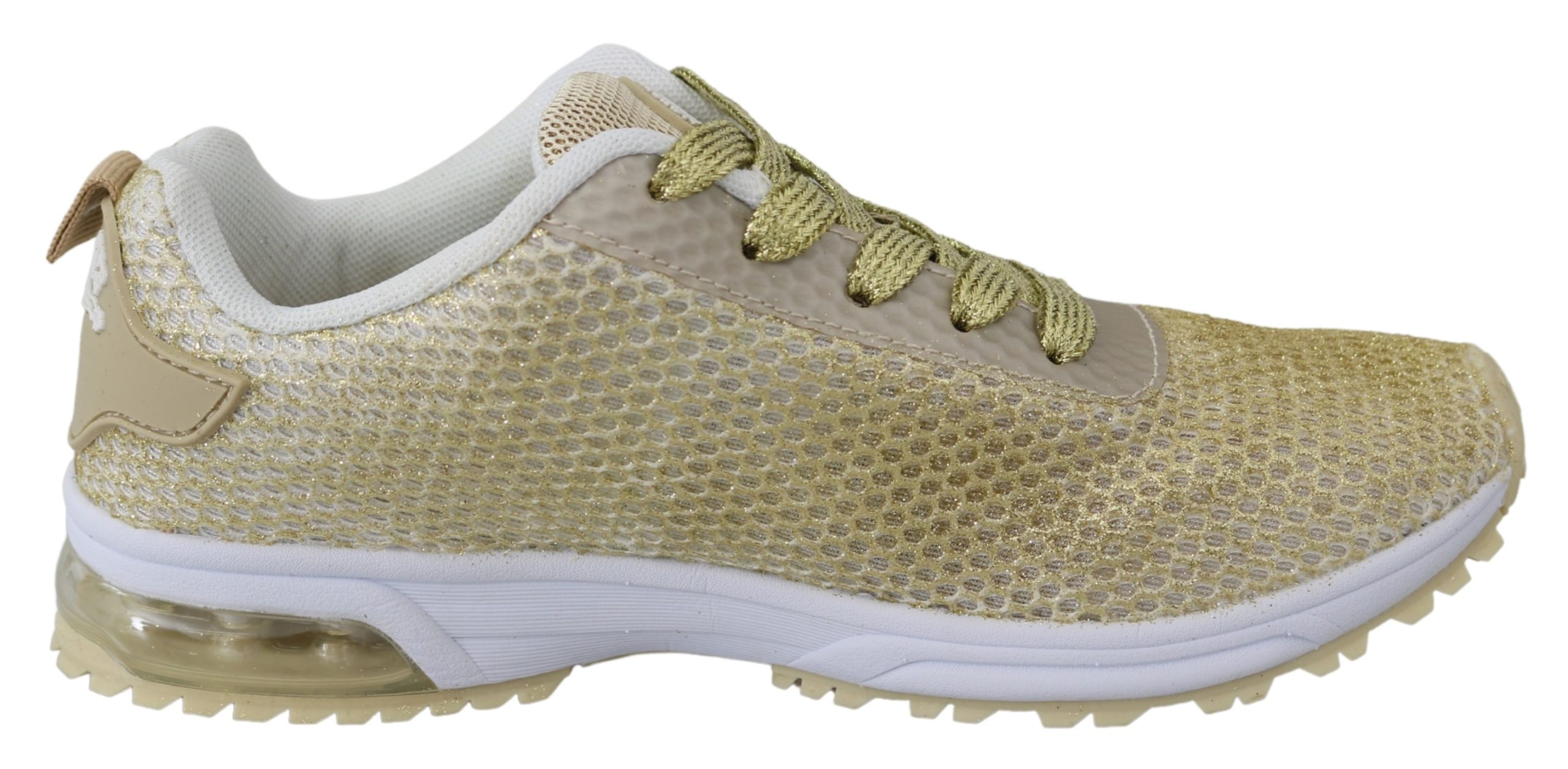 Gold Polyester Gretel Sneakers Shoes - EU36/US6