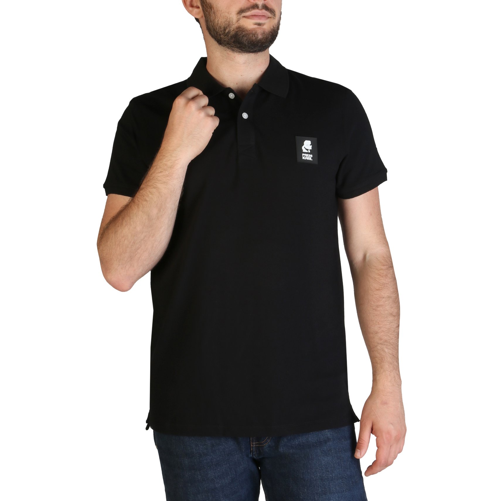 Karl Lagerfeld Men's Polo Shirt Various Colours KL21MPL01 - black M