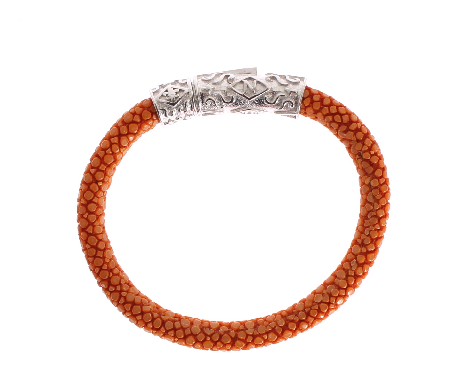 Nialaya Women's Stingray 925 Bracelet Orange NIA20268 - XS