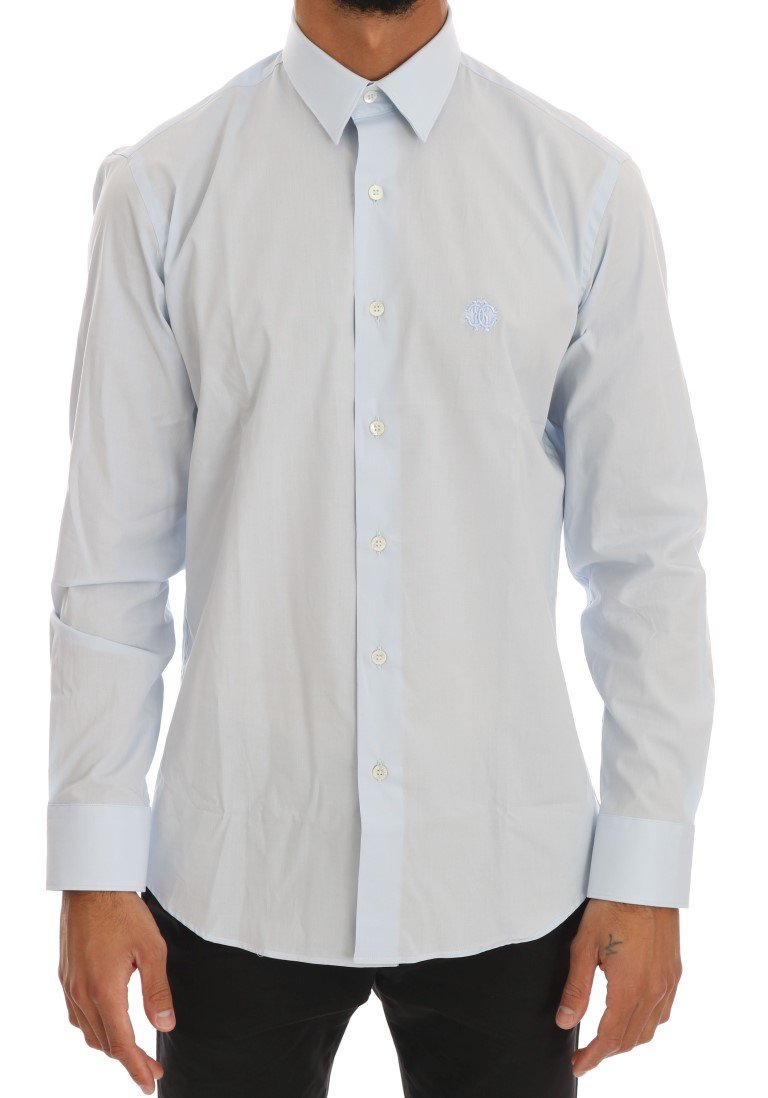Cavalli Men's Shirt Blue TSH1483 - 39