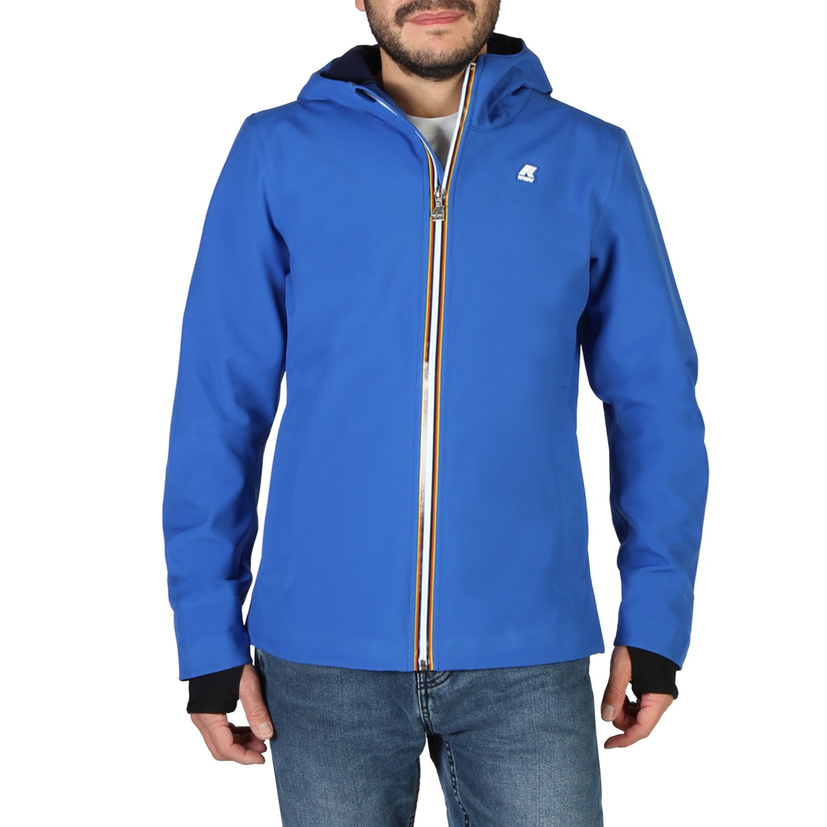 K-Way Men's Jacket Various Colours JACK-BONDED-K008J00 - blue M