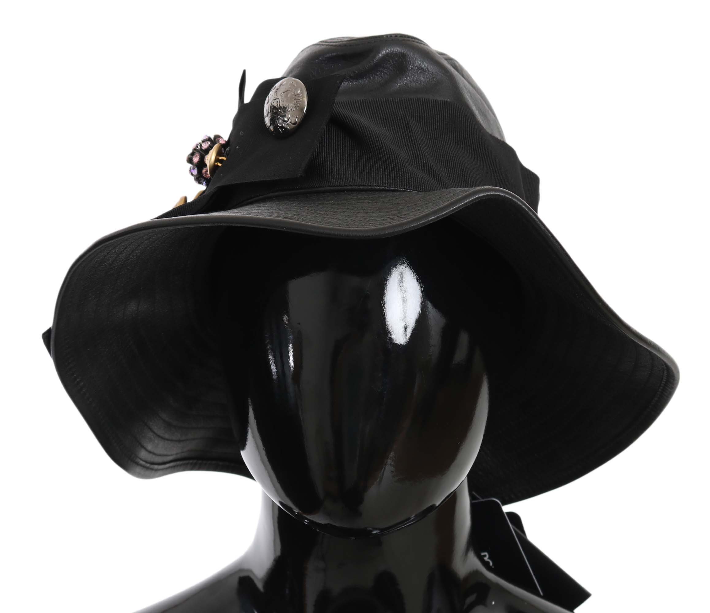 Dolce & Gabbana Women's Hat Black HAT70222 - 58 cm|M