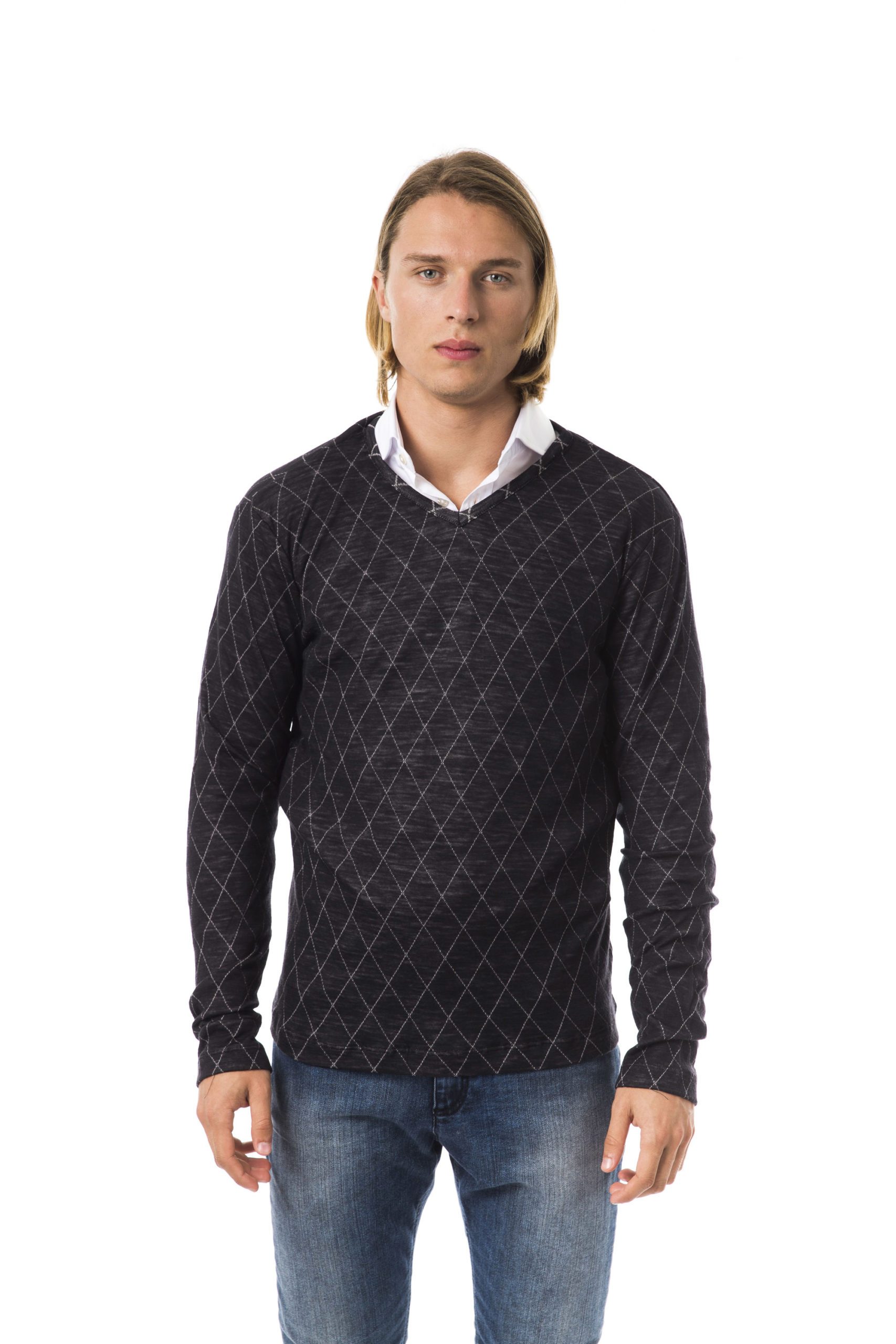 Byblos Men's Sweater Black BY817227 - S