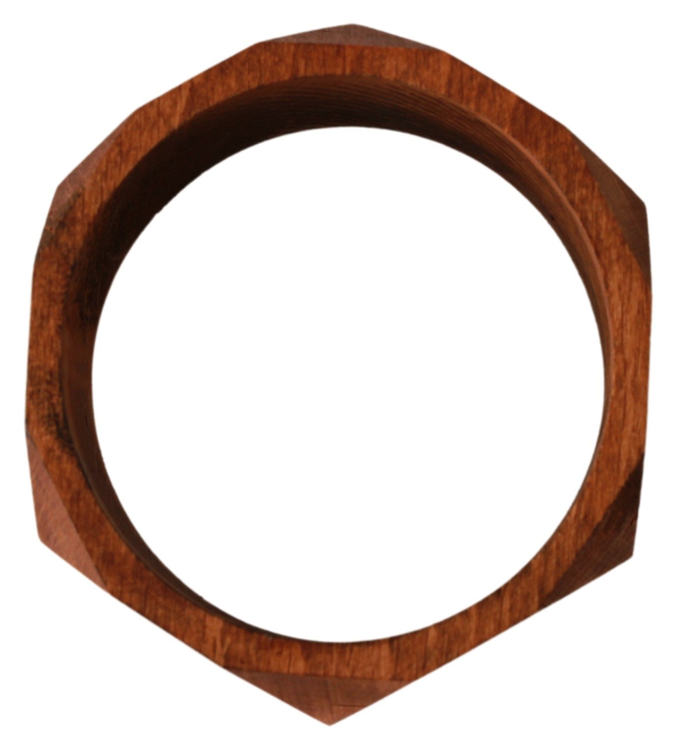 Costume National Unisex Wooden Branded Bracelet Brown SMY7038
