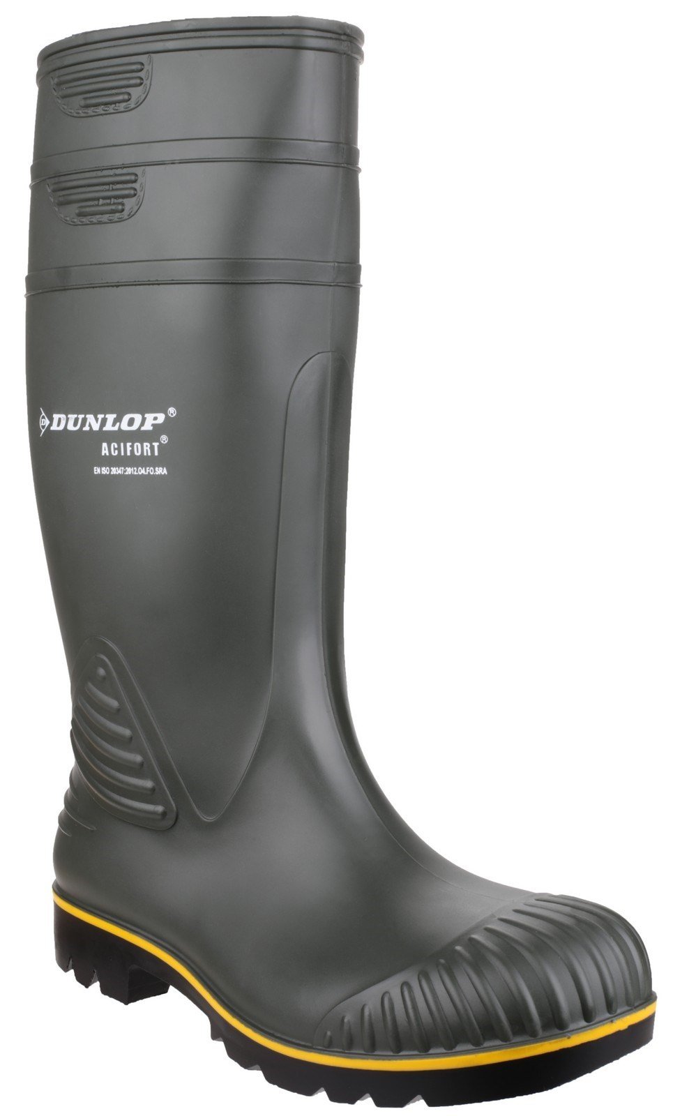 Dunlop Unisex Acifort Heavy Duty Non Safety Wellington Boot Green 22711 - Green 6.5