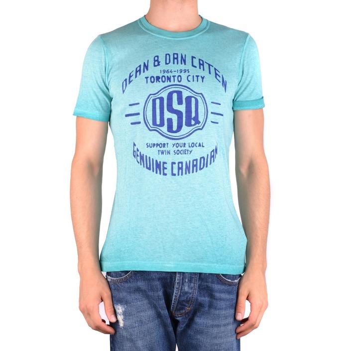 Dsquared Men's T-Shirt Blue 161463 - blue XS