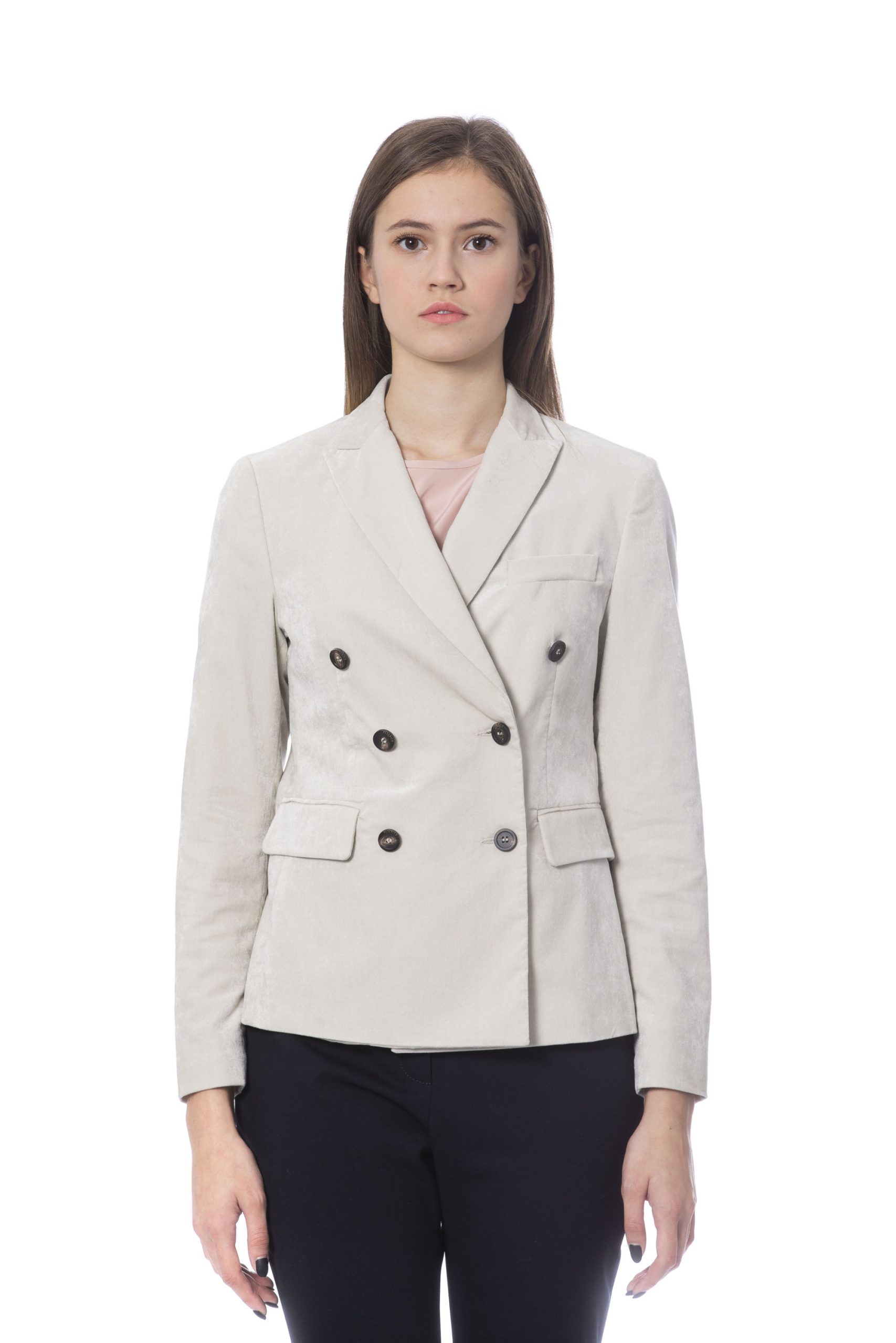 Peserico Women's Jackets Beige PE854416 - IT42 | S