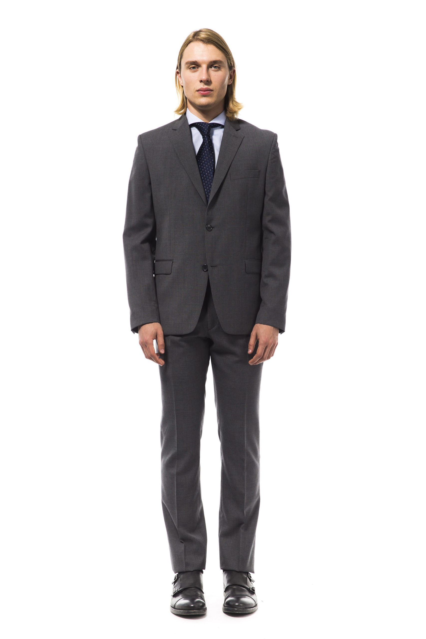 Uominitaliani Men's Suit Gray UO995854 - IT48 | M