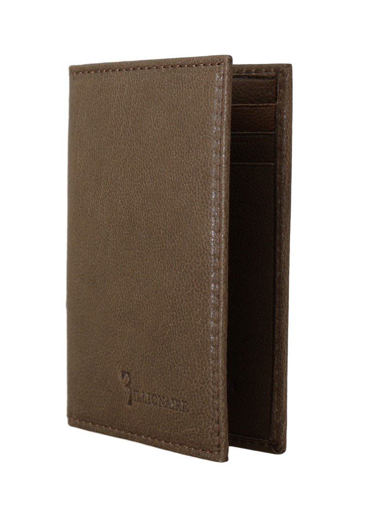 Billionaire Italian Couture Men's Leather Bifold Wallet Brown VAS1442