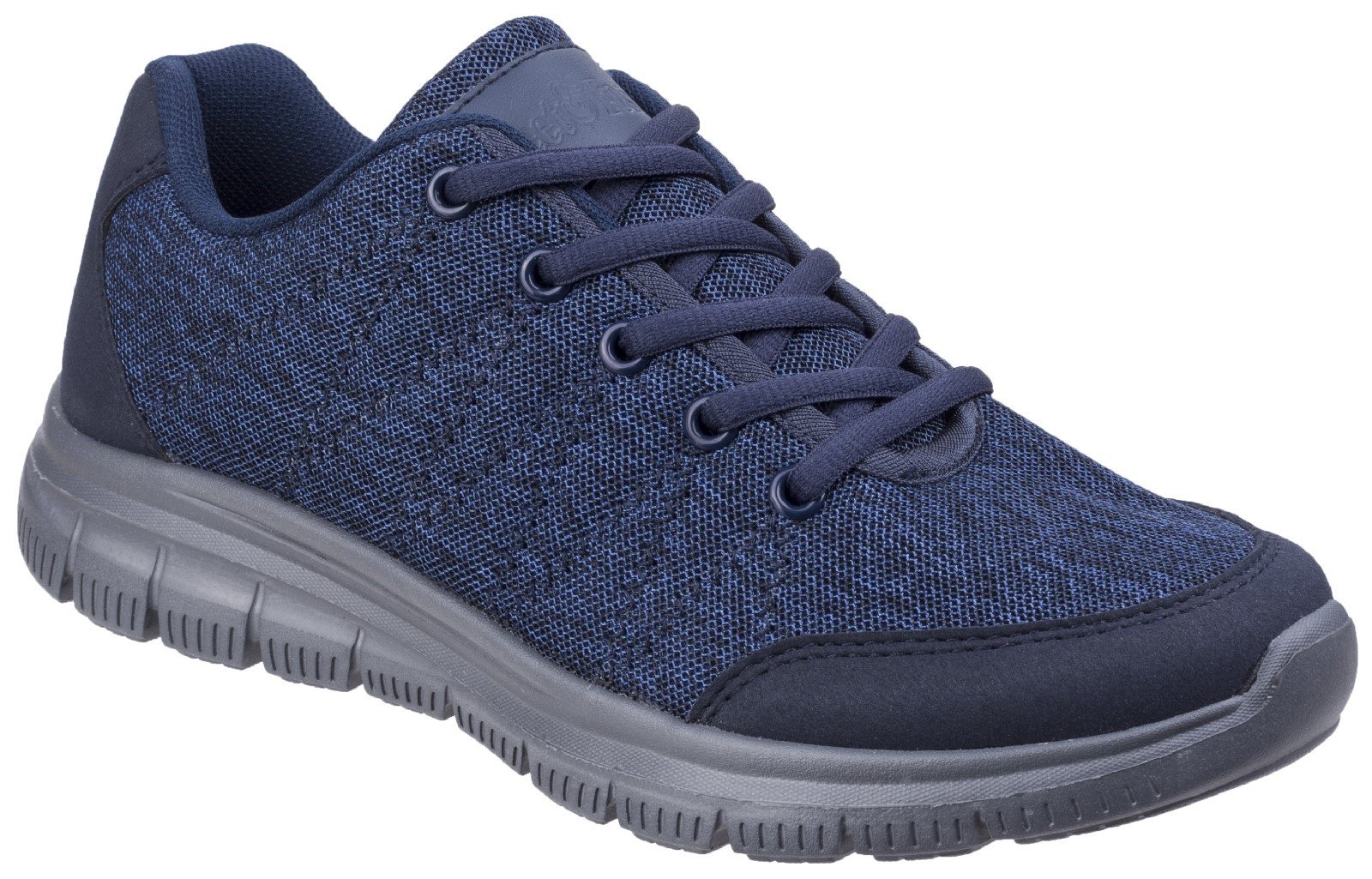 Fleet & Foster Women's Elanor Lace Up Trainer Various Colours 27155-45626 - Navy 3