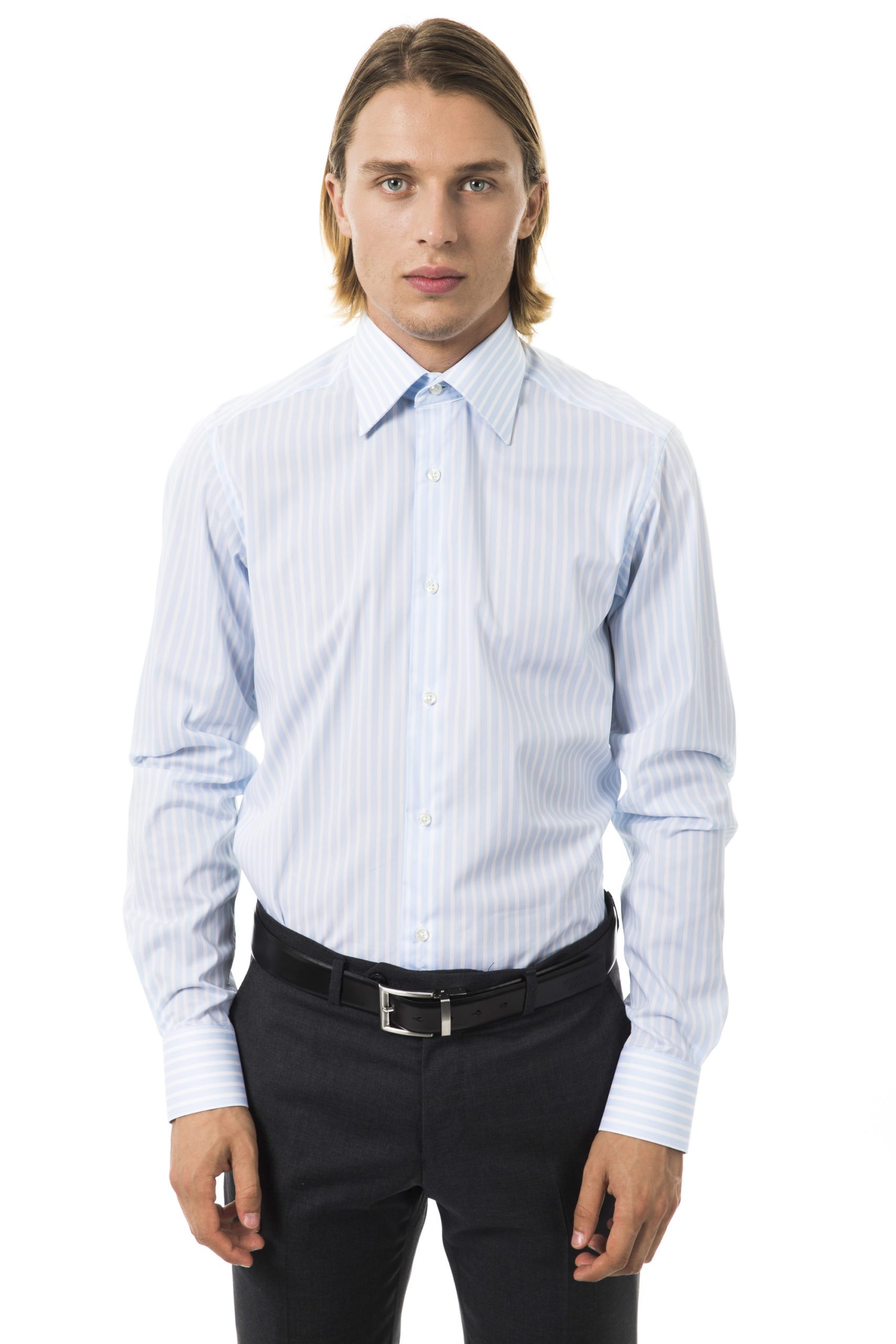 Uominitaliani Men's Cielo Shirt Light Blue UO1394768 - M