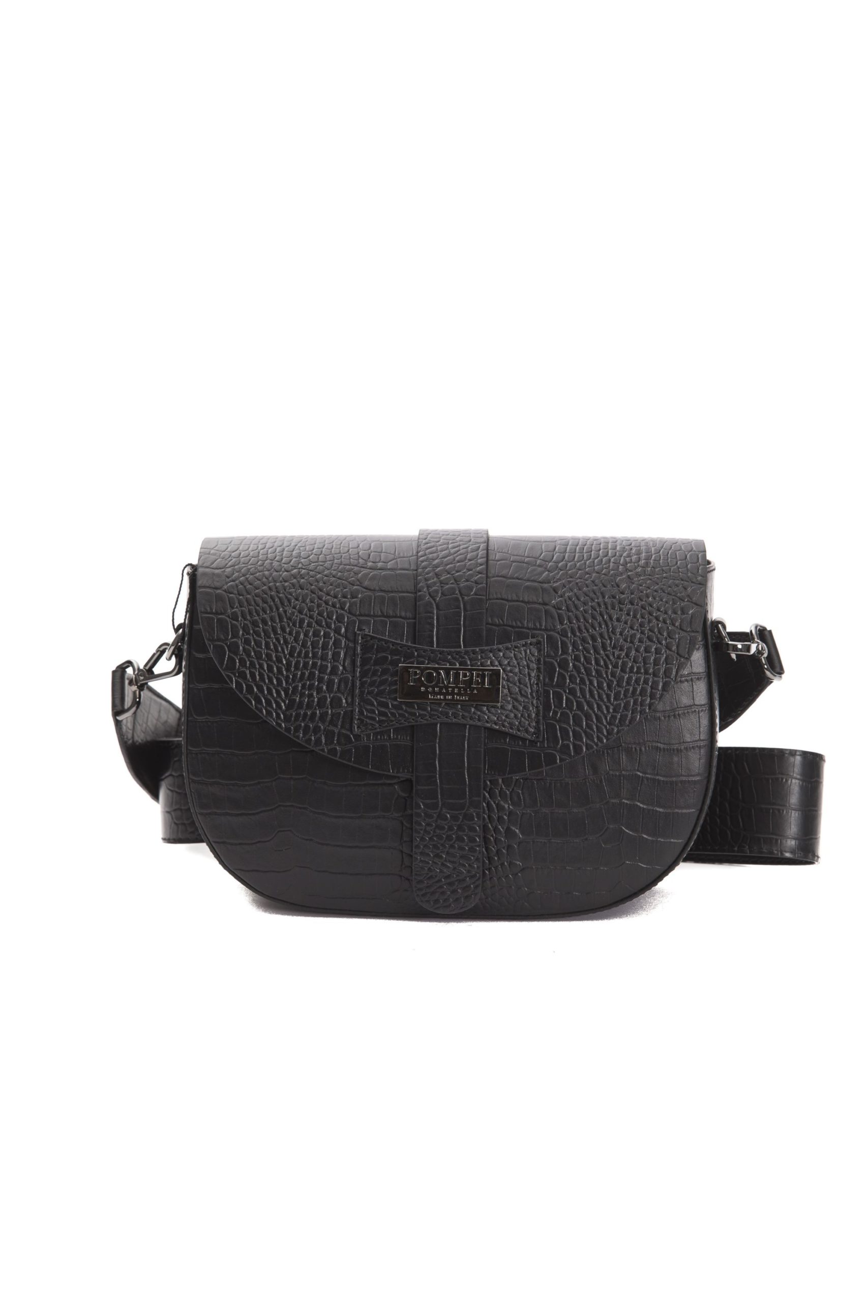 Pompei Donatella Women's Nero Crossbody Bag Black PO1004905