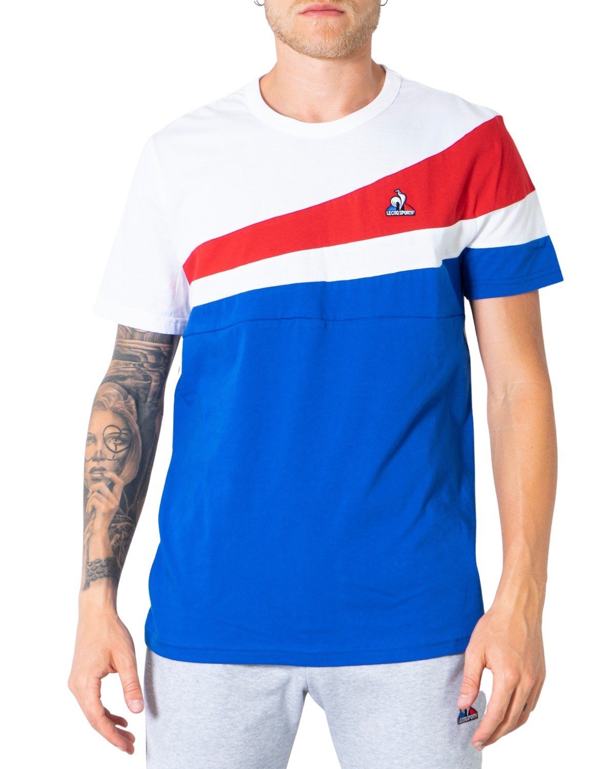 Le Coq Sportif Men's T-Shirt Various Colours 305040 - white-1 S