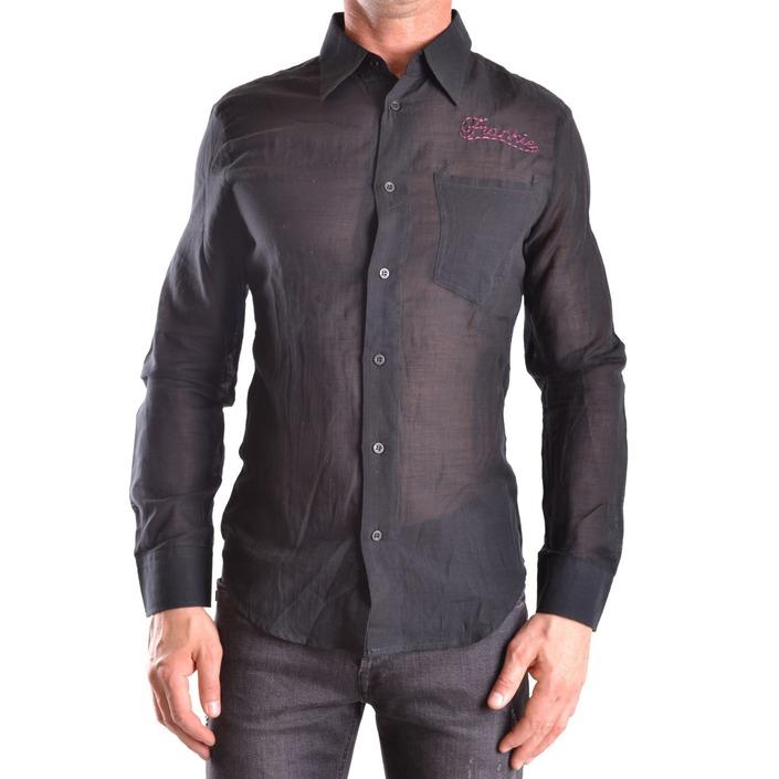 Frankie Morello Men's Shirt Black 186677 - black M